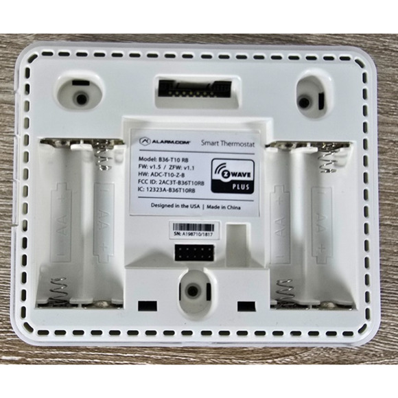 Alarm.com ADC-T2000 B36-T10-RB ADC-T2000-RC‎ - Picture 5 of 7